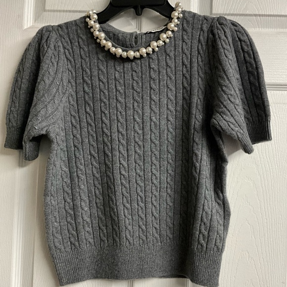 Madie Embellished Cable Knit Sweater - Picture 3 of 6